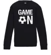 Дитячий світшот Game on Чорний фото