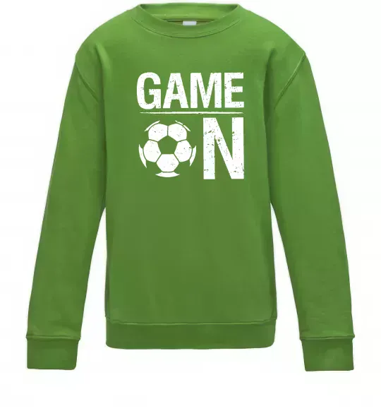 Дитячий світшот Game on Лаймовий фото