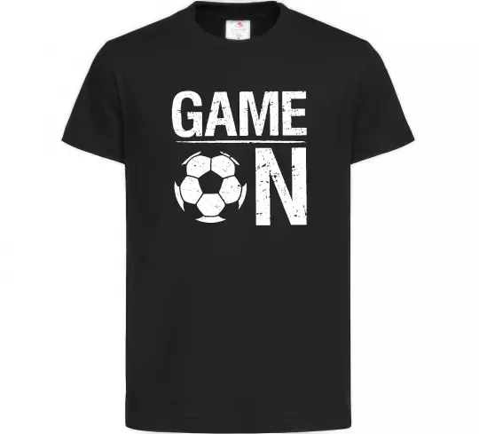 Детская футболка Game on Черный фото