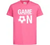 Детская футболка Game on Ярко-розовый фото