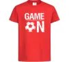 Детская футболка Game on Красный фото