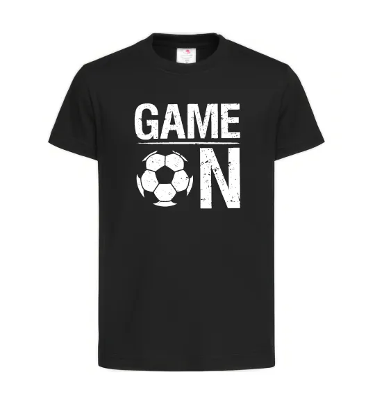 Дитяча футболка Game on Чорний фото
