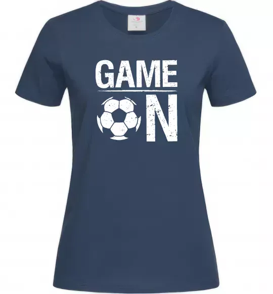 Женская футболка Game on Темно-синий фото