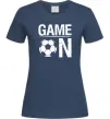 Женская футболка Game on Темно-синий фото
