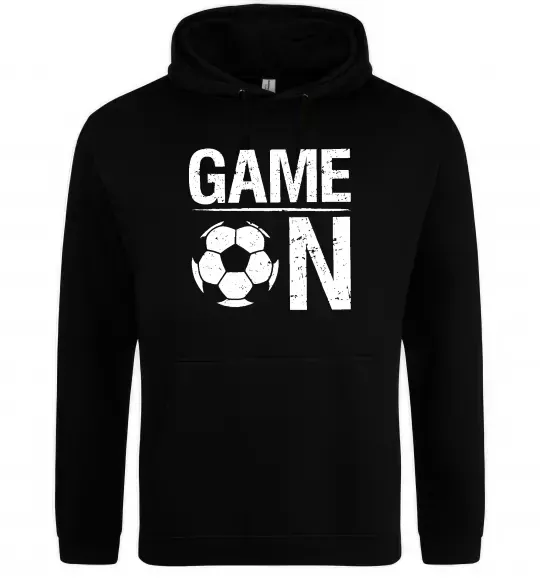 Женская толстовка (худи) Game on Черный фото