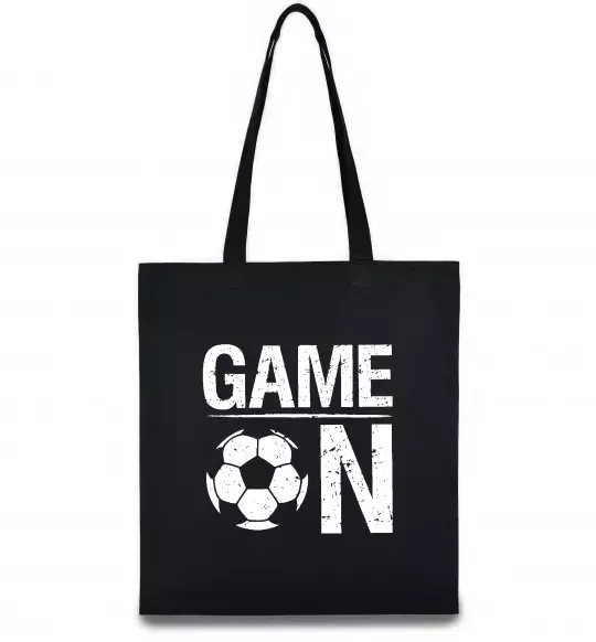 Еко-сумка Game on Чорний фото