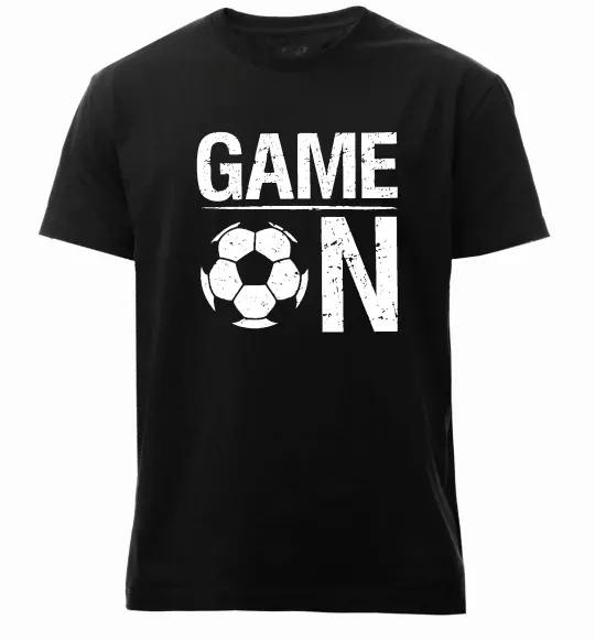 Чоловіча преміум футболка Game on Чорний фото