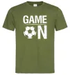 Мужская футболка Game on Оливковый фото