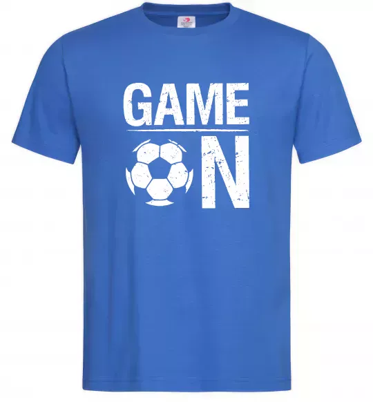 Мужская футболка Game on Ярко-синий фото