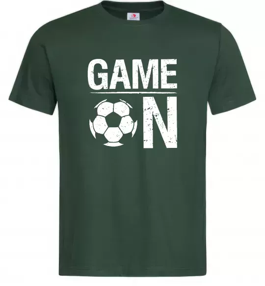 Мужская футболка Game on Темно-зеленый фото