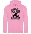 Женская толстовка (худи) Football superpower Розовый фото