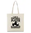 Эко-сумка Football superpower Бежевый фото
