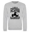 Світшот Football superpower Сірий меланж фото
