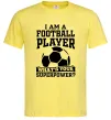 Мужская футболка Football superpower Лимонный фото