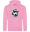 Жіноча толстовка (худі) Born to play football Рожевий фото