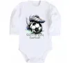 Детский боди Born to play football Белый фото