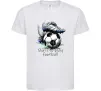 Детская футболка Born to play football Белый фото