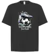 Футболка Оверсайз Born to play football Черный фото
