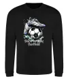 Свитшот Born to play football Черный фото