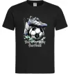 Мужская футболка Born to play football Черный фото