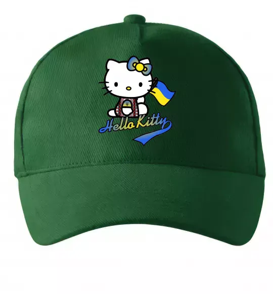 Кепка Hello kitty українка Темно-зелений фото