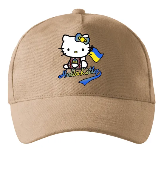 Кепка Hello kitty українка Песочный фото