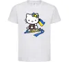 Дитяча футболка Hello kitty українка Білий фото