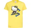Дитяча футболка Hello kitty українка Лимонний фото