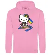 Жіноча толстовка (худі) Hello kitty українка Рожевий фото