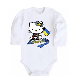 Детский боди Hello kitty українка Белый фото