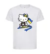 Дитяча футболка Hello kitty українка Білий фото