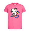 Дитяча футболка Hello kitty українка Яскраво-рожевий фото
