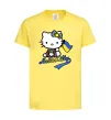 Дитяча футболка Hello kitty українка Лимонний фото