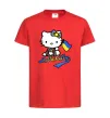 Дитяча футболка Hello kitty українка Червоний фото