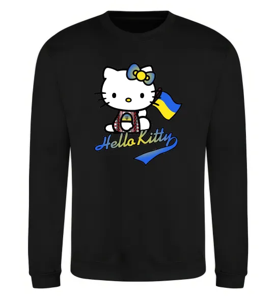 Свитшот Hello kitty українка Черный фото