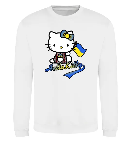 Свитшот Hello kitty українка Белый фото