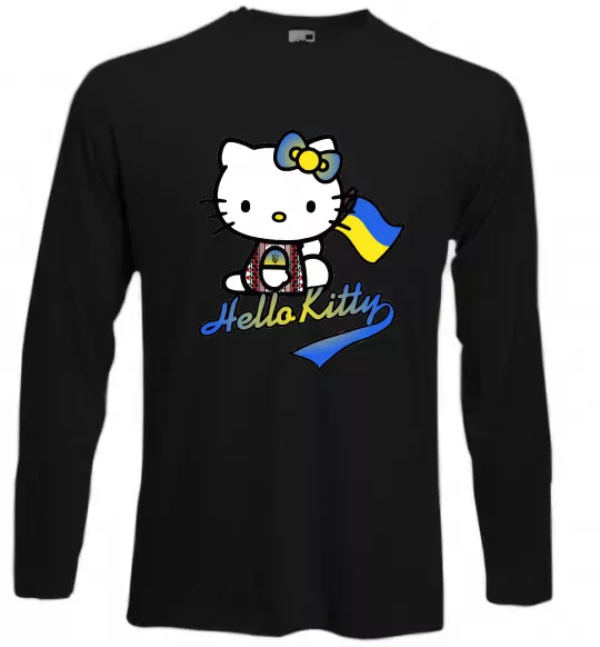Лонгслів Hello kitty українка Чорний фото