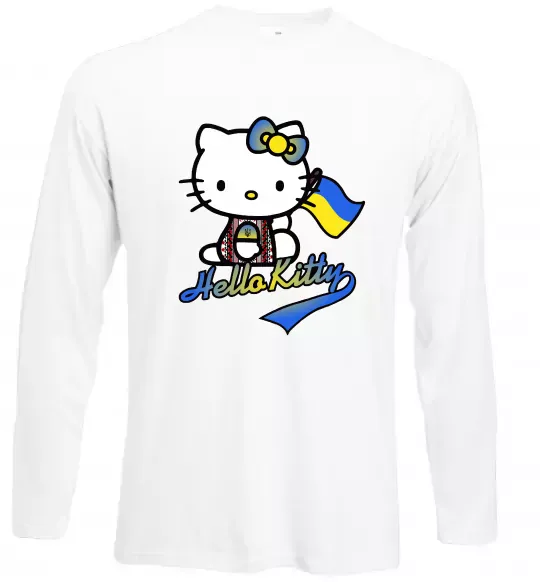 Лонгслів Hello kitty українка Білий фото