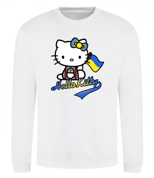 Свитшот Hello kitty українка Белый фото
