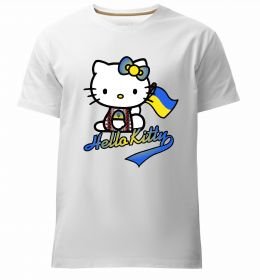 Мужская премиум футболка Hello kitty українка