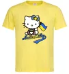 Чоловіча футболка Hello kitty українка Лимонний фото