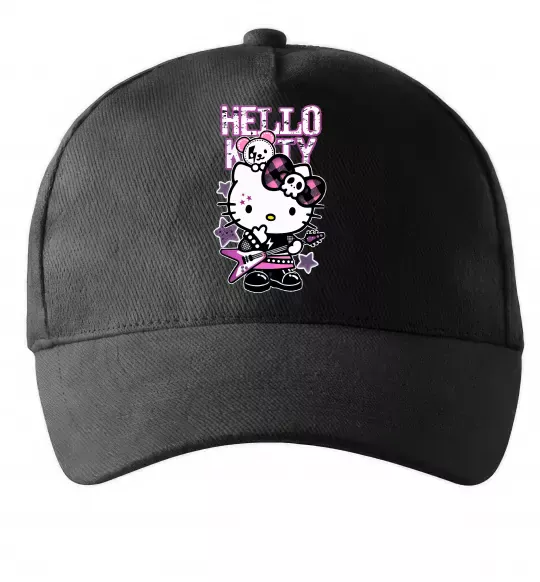 Кепка Rock kitty Черный фото