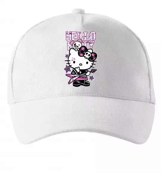 Кепка Rock kitty Белый фото