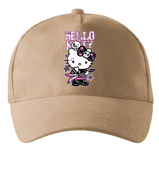 Кепка Rock kitty Песочный фото