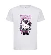 Детская футболка Rock kitty Белый фото