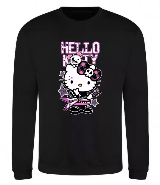 Свитшот Rock kitty Черный фото