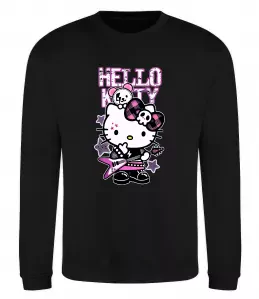 Свитшот Rock kitty Черный фото