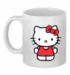 Чашка керамическая Hello kitty в повний зріст Белый фото