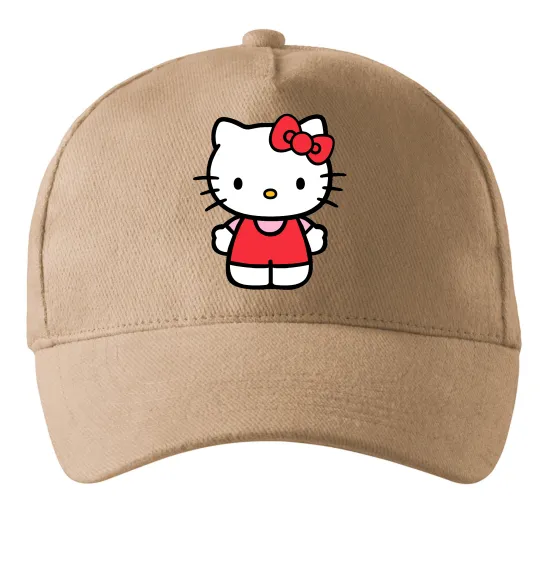 Кепка Hello kitty в повний зріст Пісочний фото