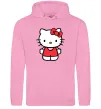 Мужская толстовка (худи) Hello kitty в повний зріст Розовый фото